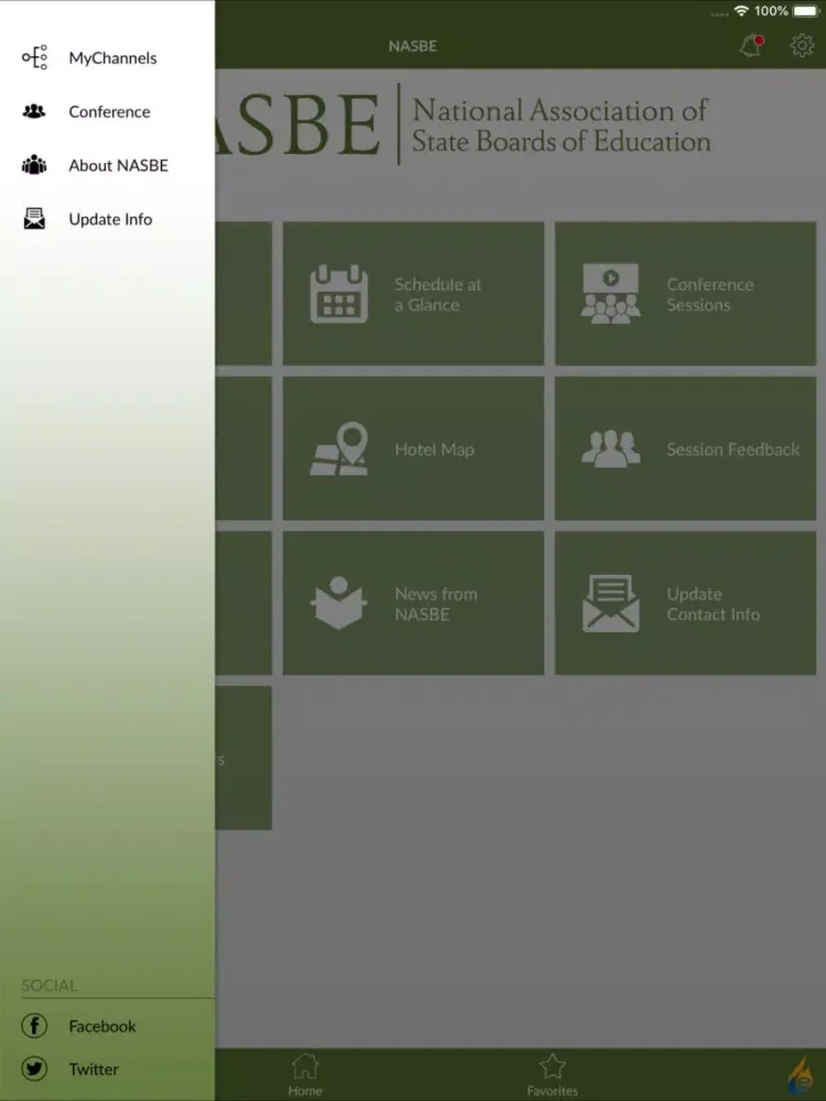 NASBE iPad  Screenshots
