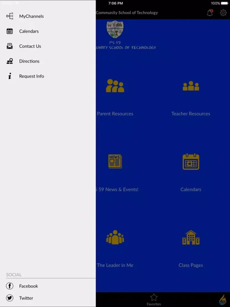Community School of Technology iPad  Screenshots