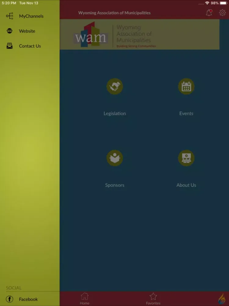Zrzuty ekranu Wyomuni iPad 