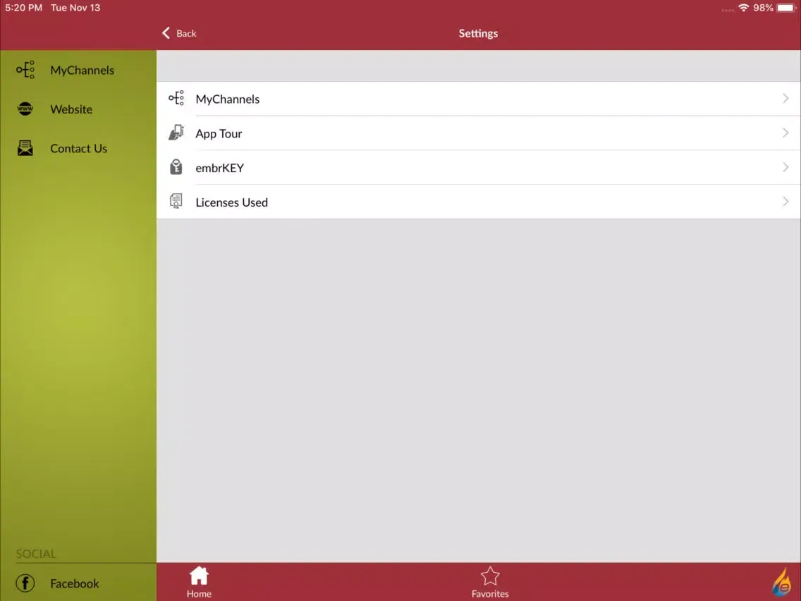 Zrzuty ekranu Wyomuni iPad 