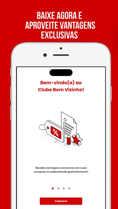 Capturas de tela do Clube Bom Vizinho