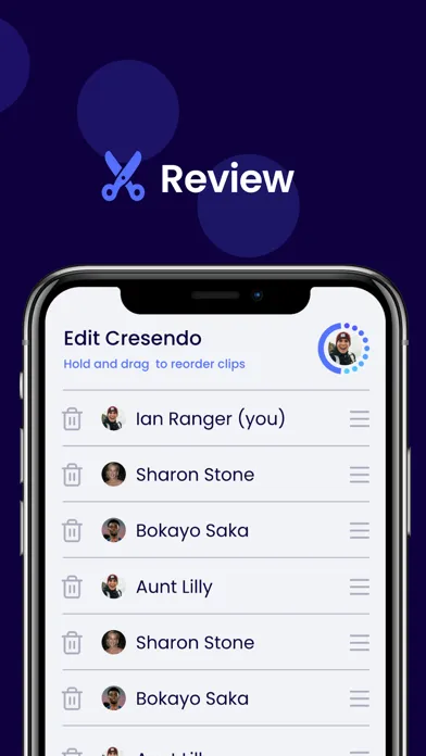 Cresendo: Group Video Maker应用截图