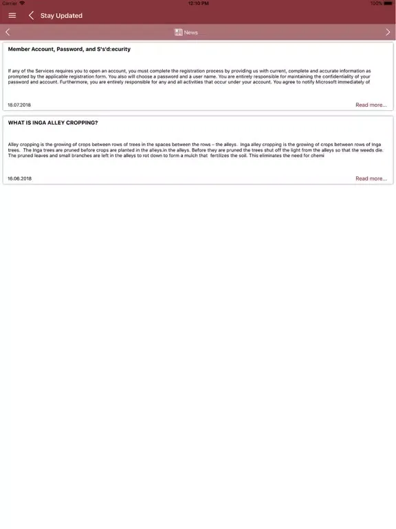 Zrzuty ekranu HRIS Bun & Associates iPad 