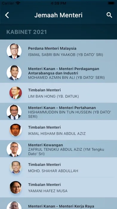 Kabinet Malaysia Screenshots