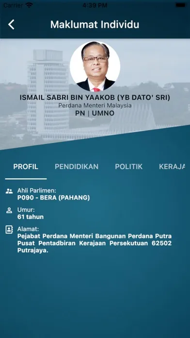 Kabinet Malaysia Screenshots