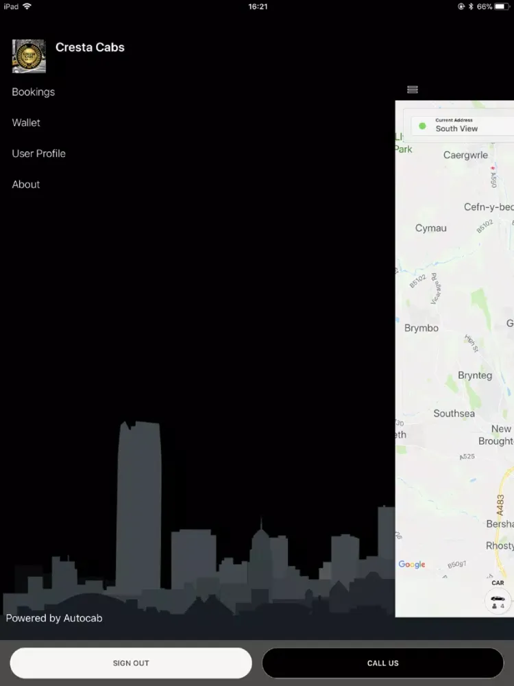Capturas de pantalla de Cresta Cabs iPad 