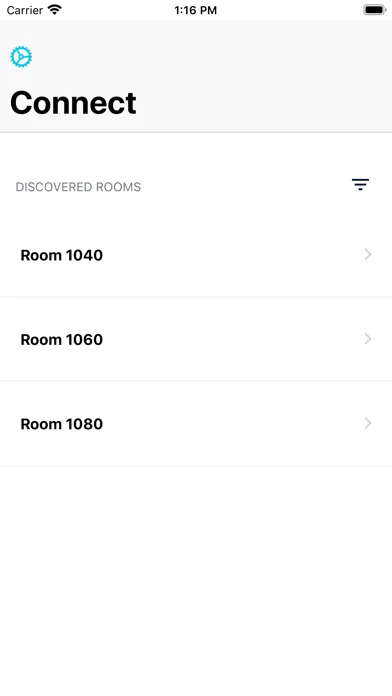 ภาพหน้าจอของ Crestron ONE