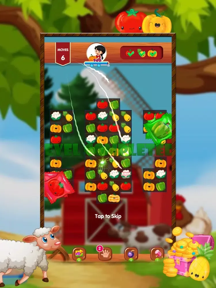 Скриншоты Barnyard Animals - Match 3 iPad 