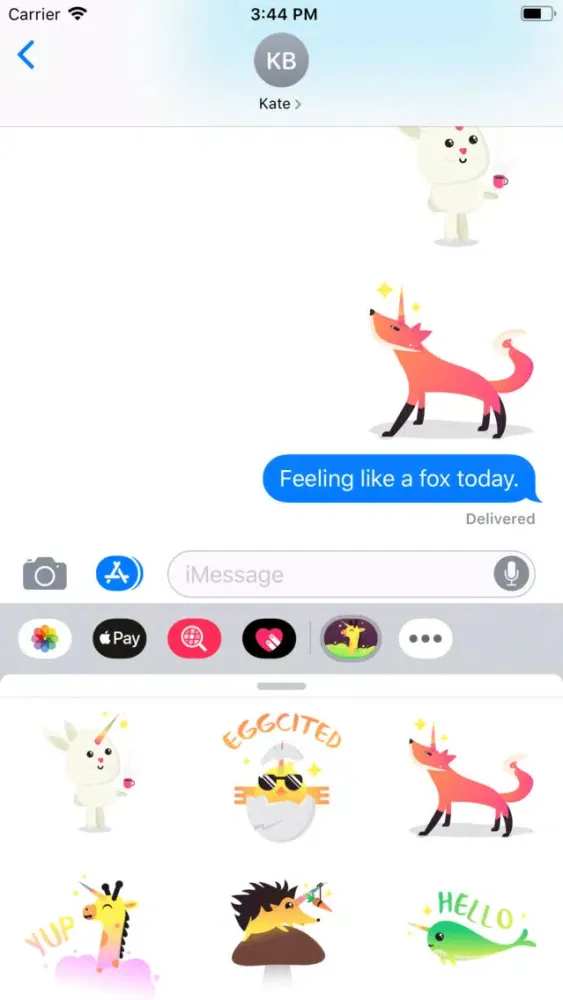 Wild Unicorn Animal Stickers Ekran Görüntüleri