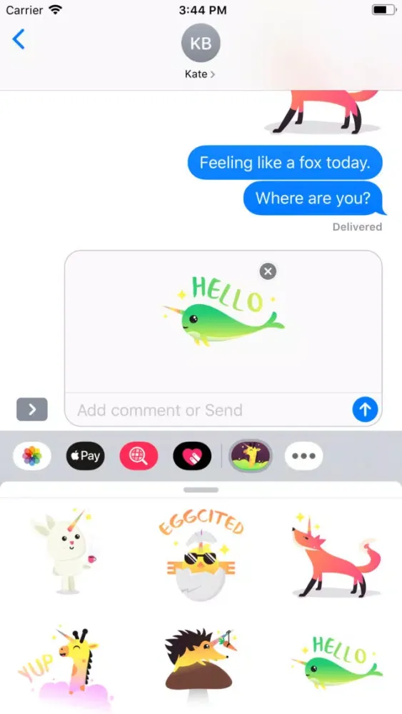 Wild Unicorn Animal Stickers Ekran Görüntüleri