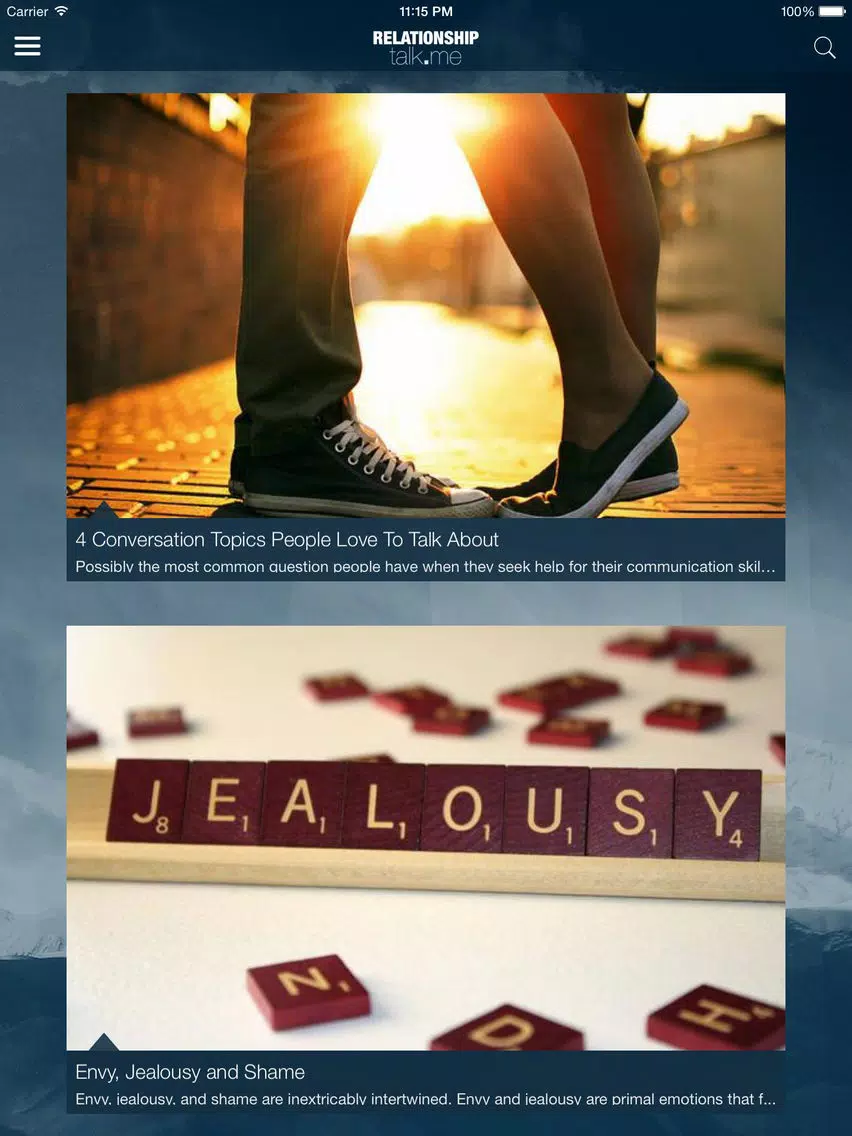 RelationshipTalk iPad  Screenshots