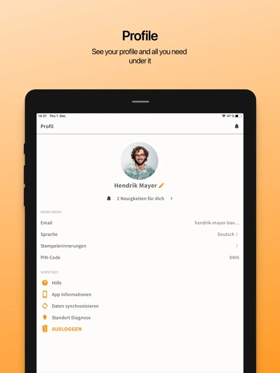 Crewmeister for employees iPad 应用截图