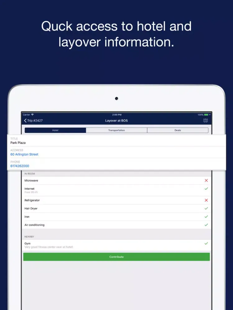 iCrew Mobile iPad  سکرین شاٹس