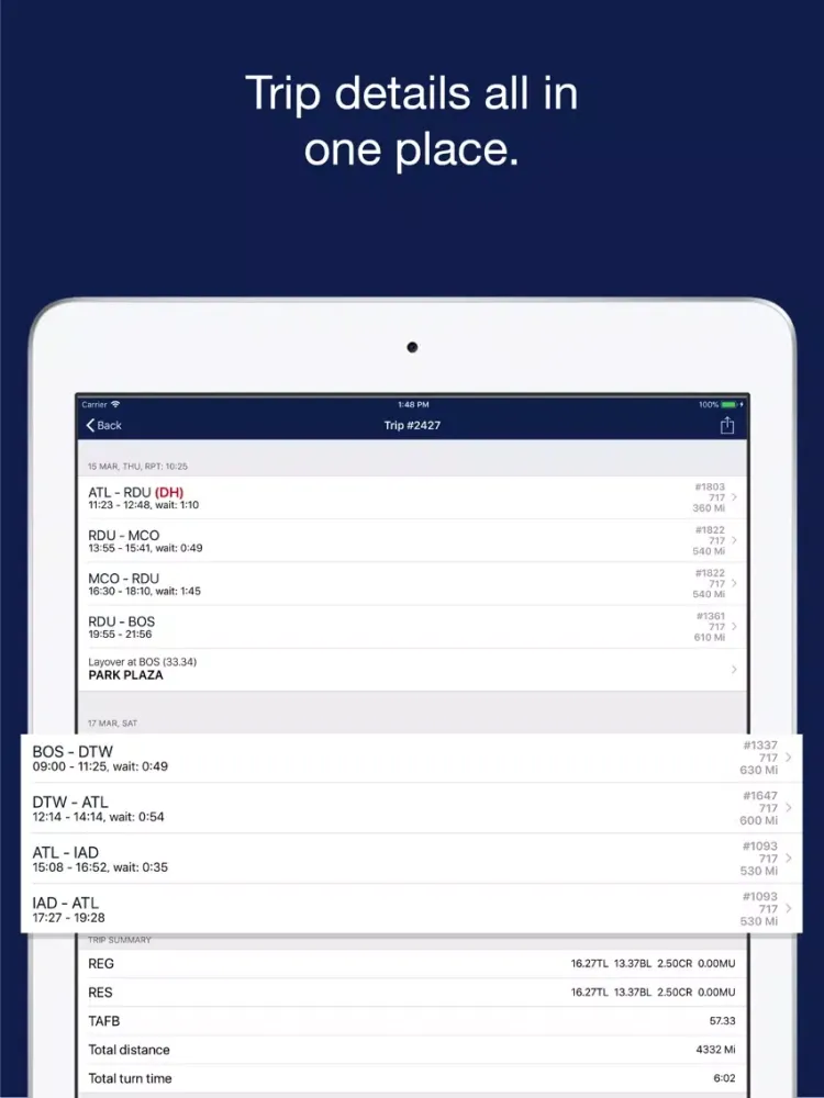 iCrew Mobile iPad  سکرین شاٹس