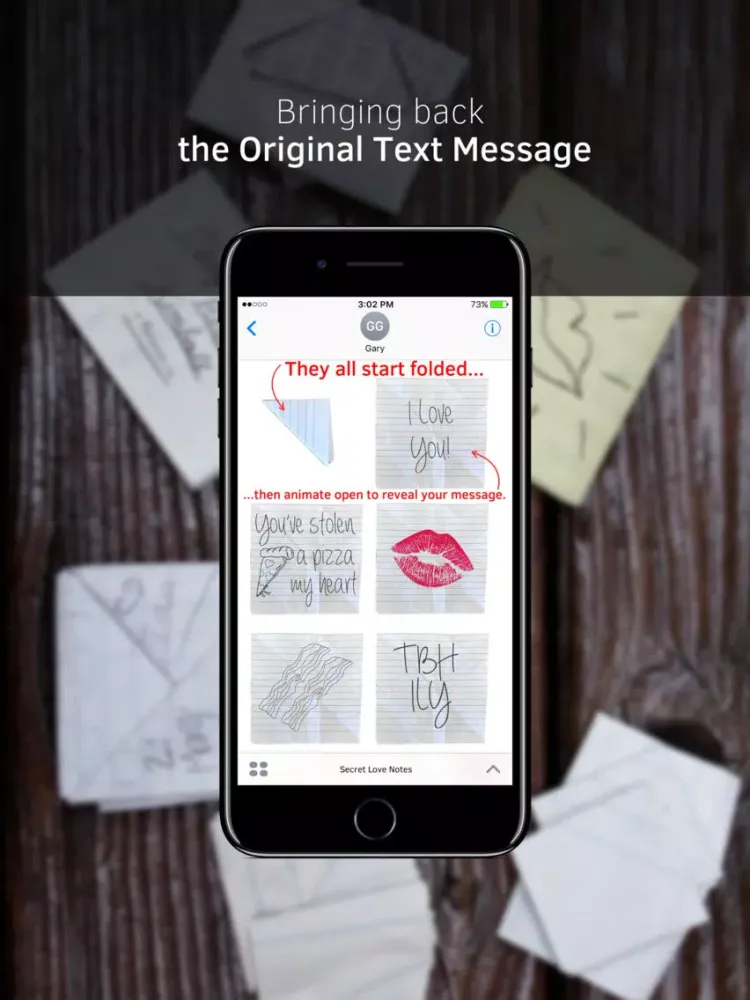 Screenshot di Secret Love Notes iPad 