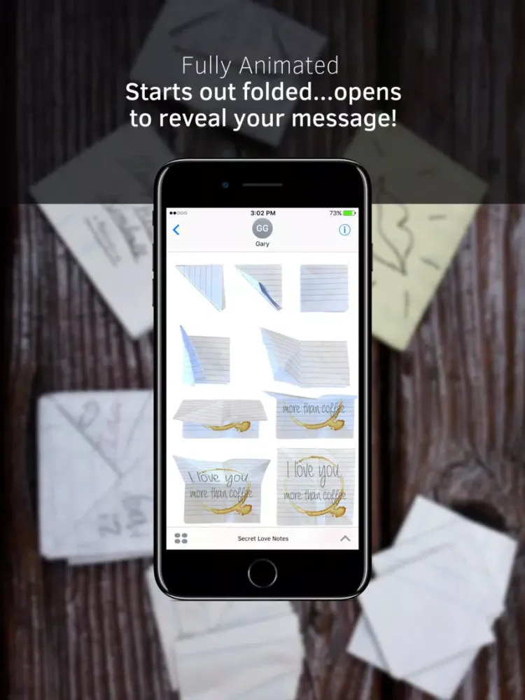 Screenshot di Secret Love Notes iPad 
