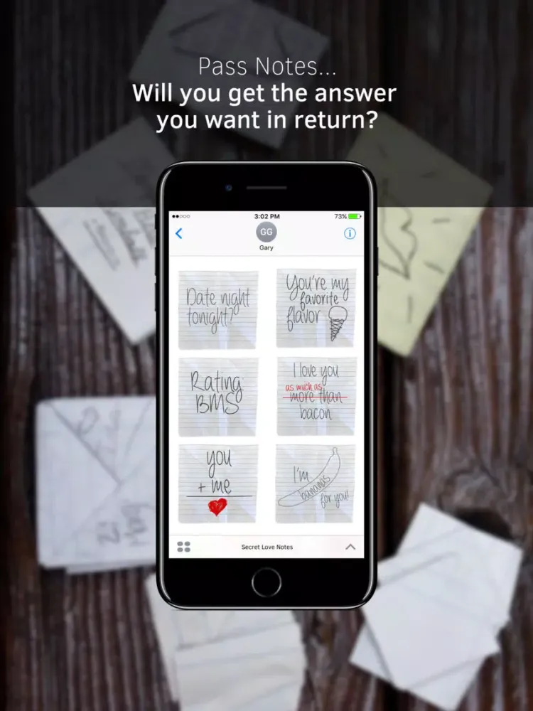Screenshot di Secret Love Notes iPad 