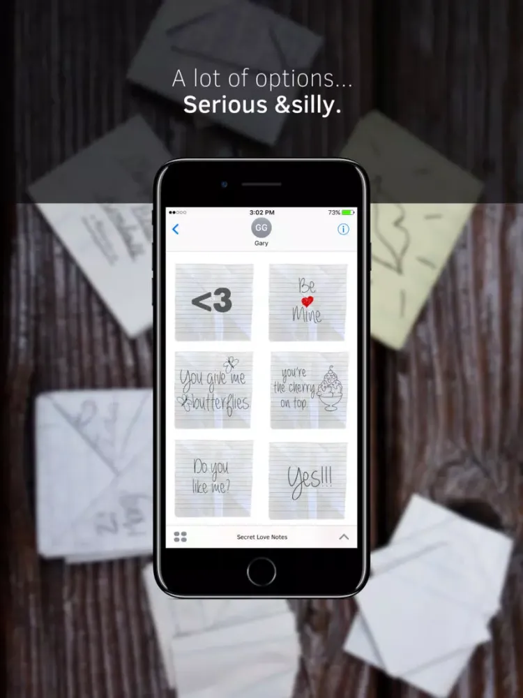 Screenshot di Secret Love Notes iPad 
