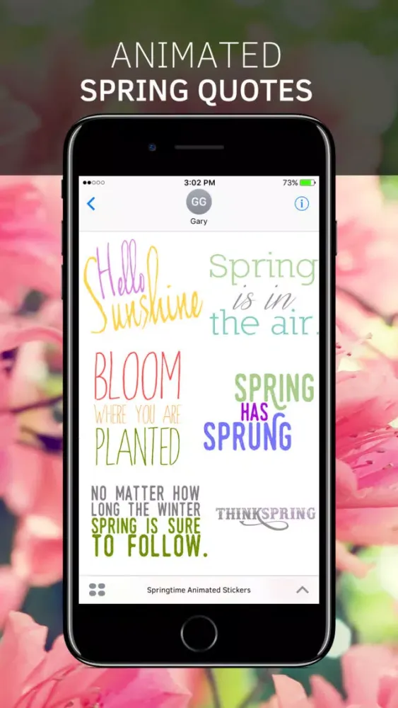 Springtime Animated Stickers スクリーンショット