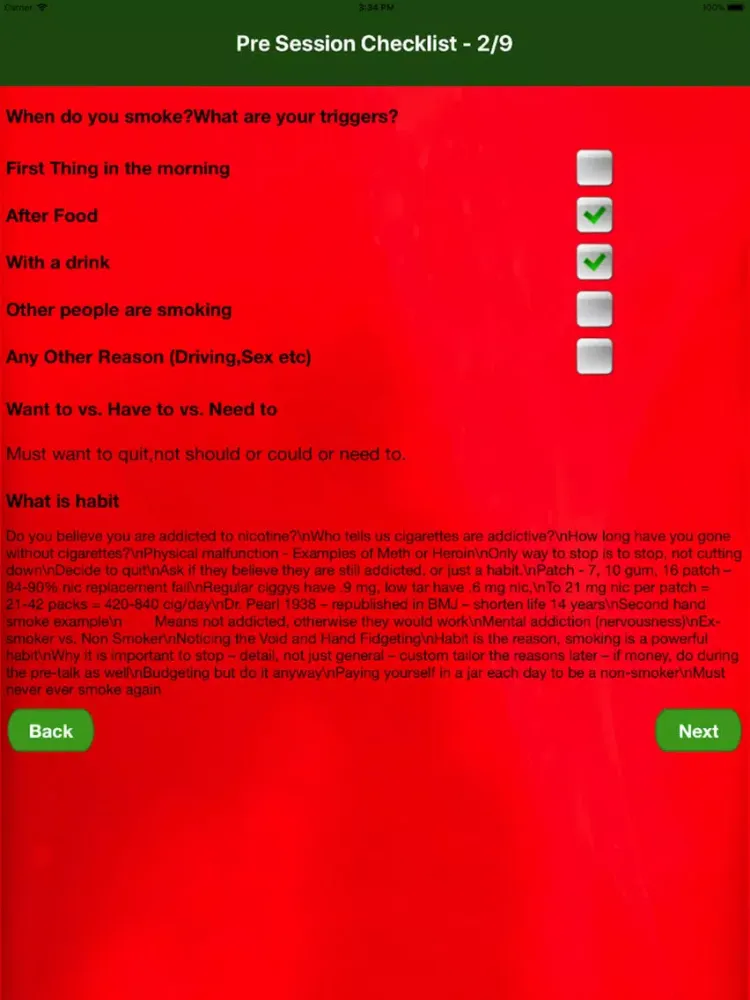 Screenshot di Quit Cigarettes in 60 minutes iPad 