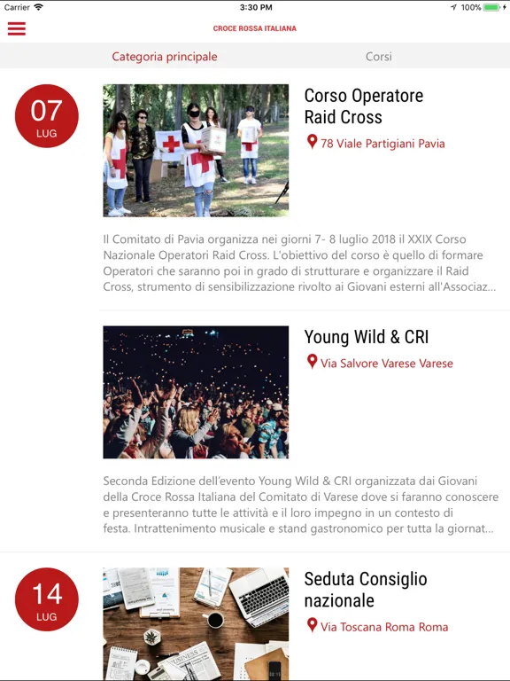 Croce Rossa Italiana ANM iPad  Screenshots
