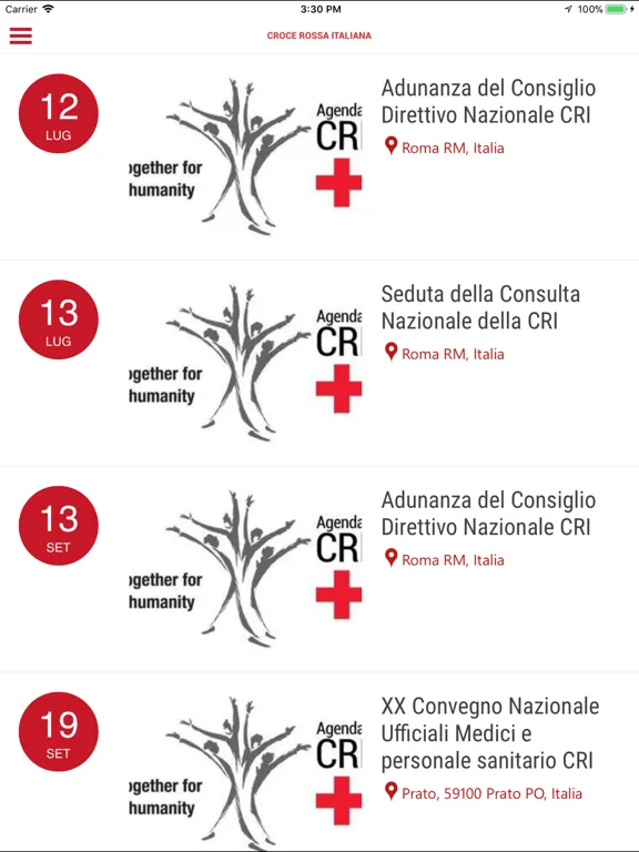 Croce Rossa Italiana ANM iPad  Screenshots