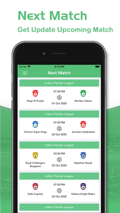 Capturas de pantalla de Cricguru - Live Cricket Score