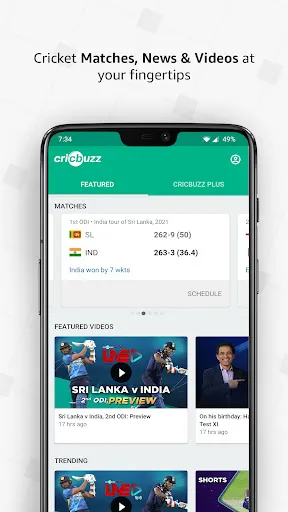 Cricbuzz - Live Cricket Scores Screenshots