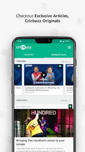 Cricbuzz - Live Cricket Scores Screenshots