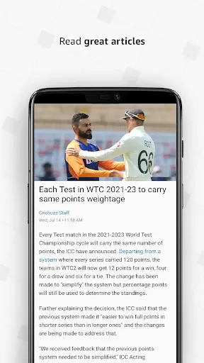 Cricbuzz - Live Cricket Scores Screenshots