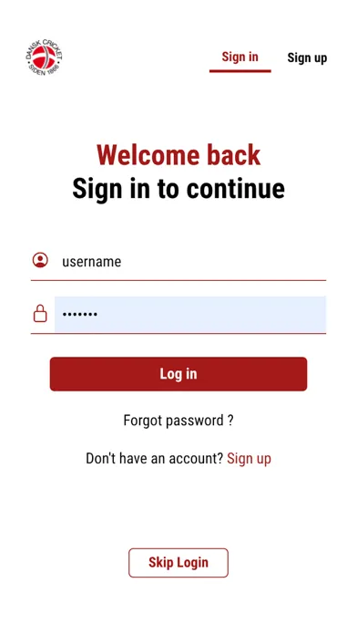 Capturas de tela do DCF App