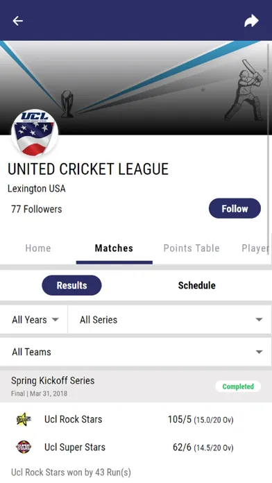 Скриншоты United Cricket League