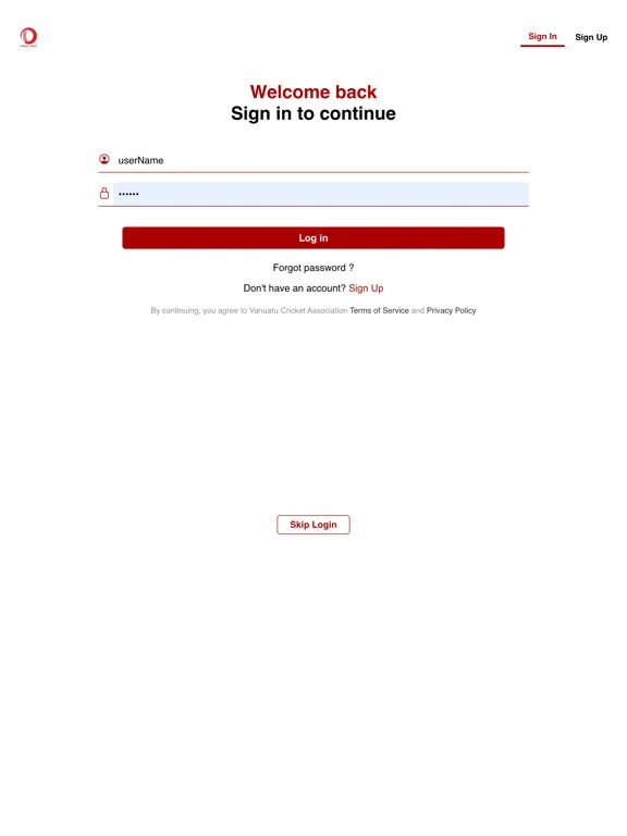Vanuatu Cricket iPad 应用截图