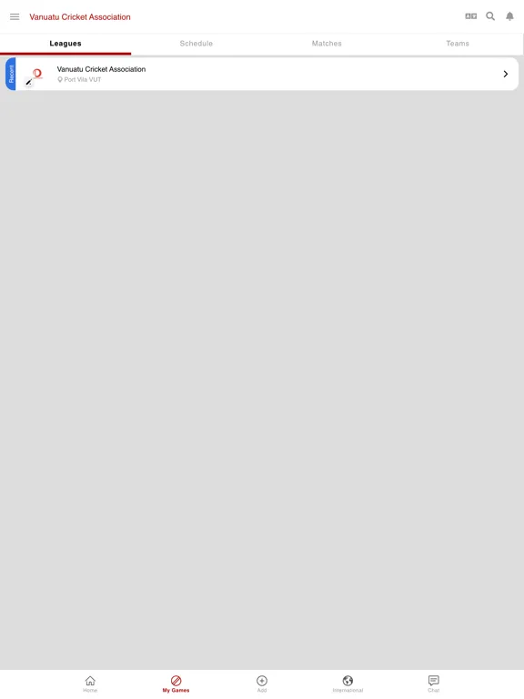 Vanuatu Cricket iPad 应用截图