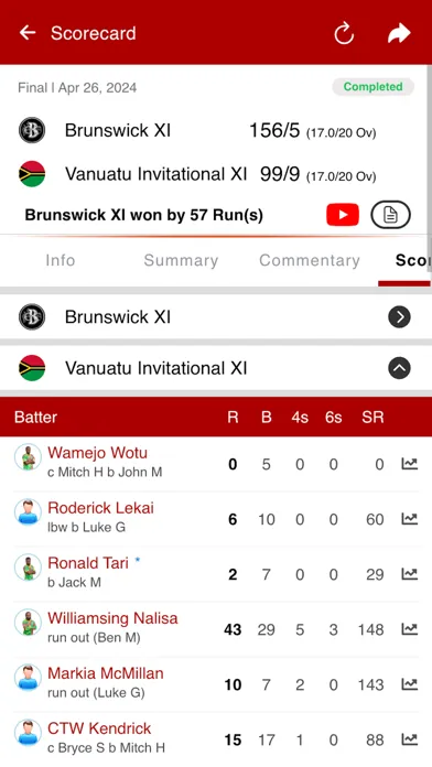 Vanuatu Cricket应用截图