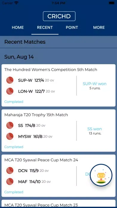 CricHD - Asia Cup Live应用截图