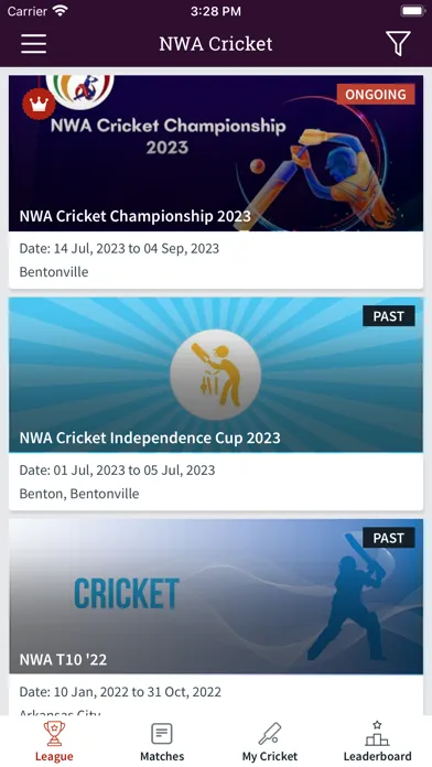 NWA Cricket应用截图