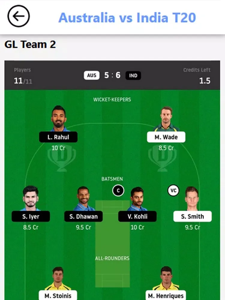 تصاویر Cricinformers iPad 