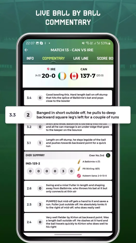 Screenshot di Cricket Magic Line