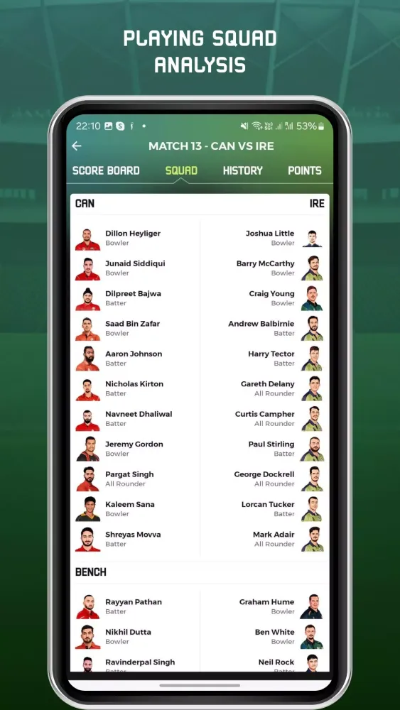 Screenshot di Cricket Magic Line