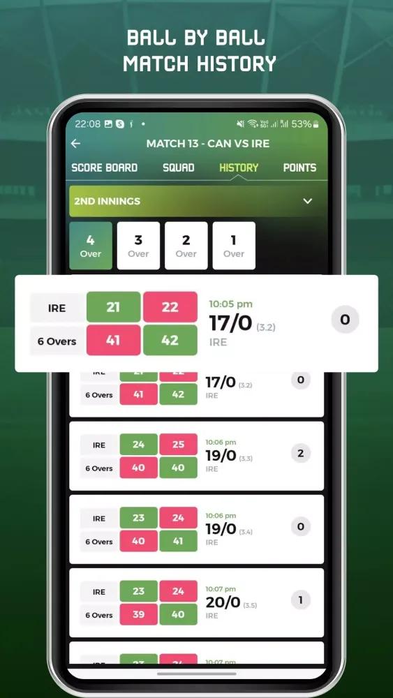 Screenshot di Cricket Magic Line