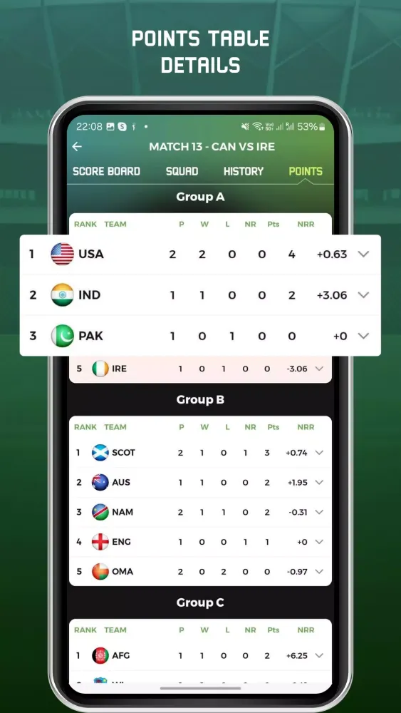 Screenshot di Cricket Magic Line