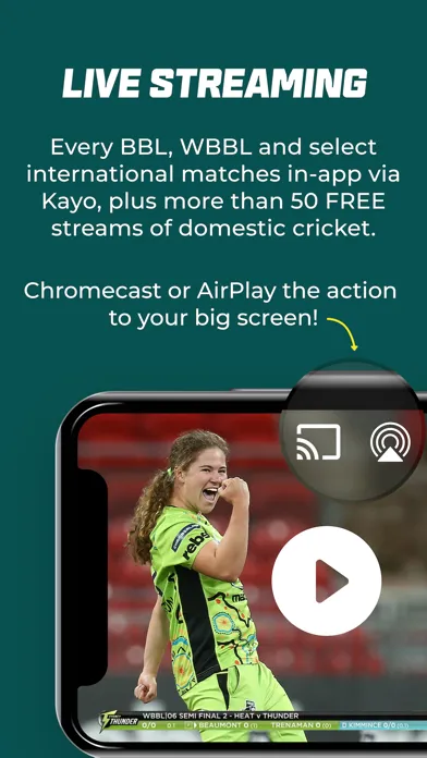 Cricket Australia Live स्क्रीनशॉट