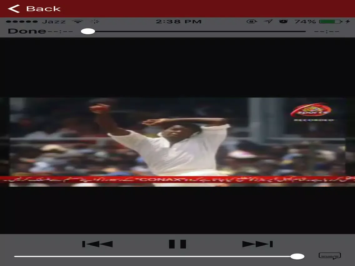 Tangkapan layar Cricket TV Live Streaming Matches iPad 