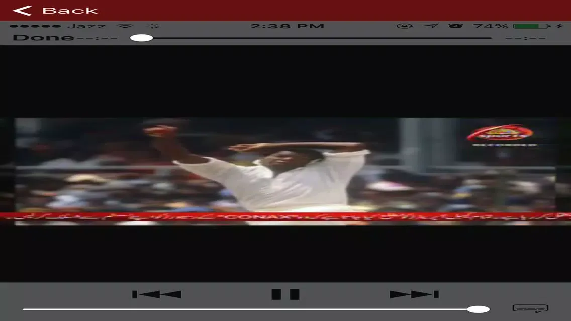Tangkapan layar Cricket TV Live Streaming Matches