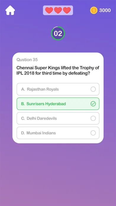 Tangkapan layar Cricket World Cup Quiz -2023