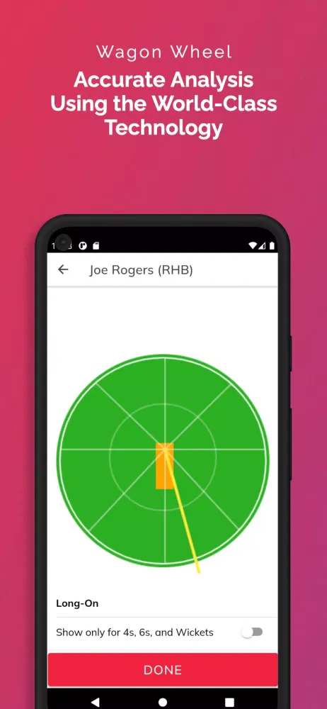 Tangkapan layar CrickPro