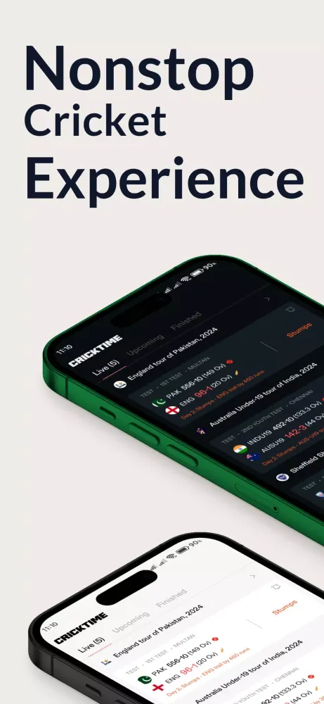 Cricktime - Live Cricket Score Screenshots