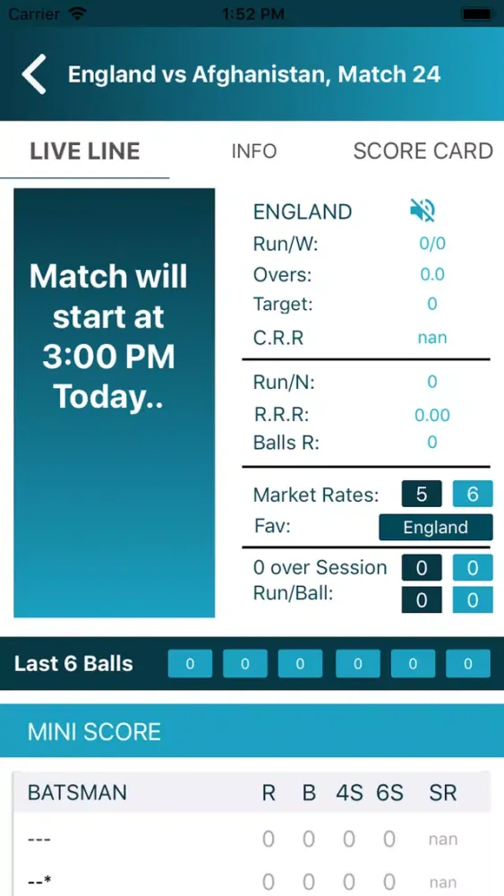 Cricket Live Line - World Cup应用截图