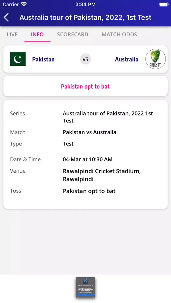 CricLive Exchange应用截图